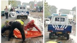 Kecelakaan di Sragen: Pemotor Bentur Aspal Saat Berangkat Kerja, Korban Tewas di Tempat