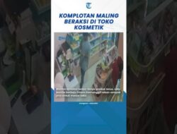 Aksi Tiga Maling Terekam Saat Beroperasi di Toko Kosmetik Banjarnegara