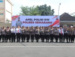 Tingkatkan Keamanan Wilayah, Polres Semarang Adakan Apel Polisi RW