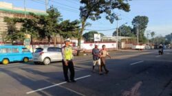 Cegah Kecelakaan, Satlantas Polres Semarang Pastikan Keamanan Siswa di Jalan