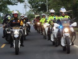 Antisipasi Balap Liar, Kapolres Semarang Gelar Patroli di Jalan Protokol Jelang Buka Puasa